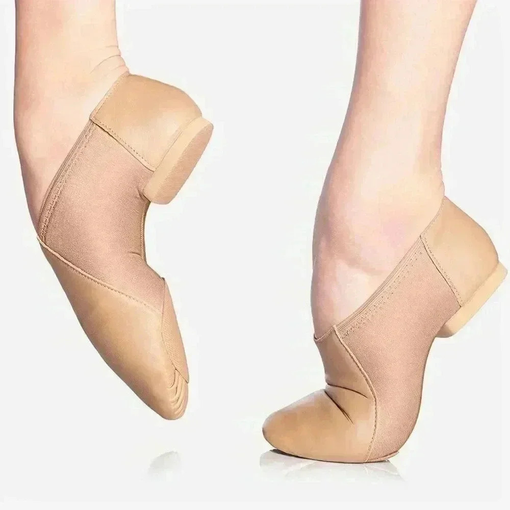 So Danca JAZZ LEATHER SHOE WITH ARCH HUGGING NEOPRENE